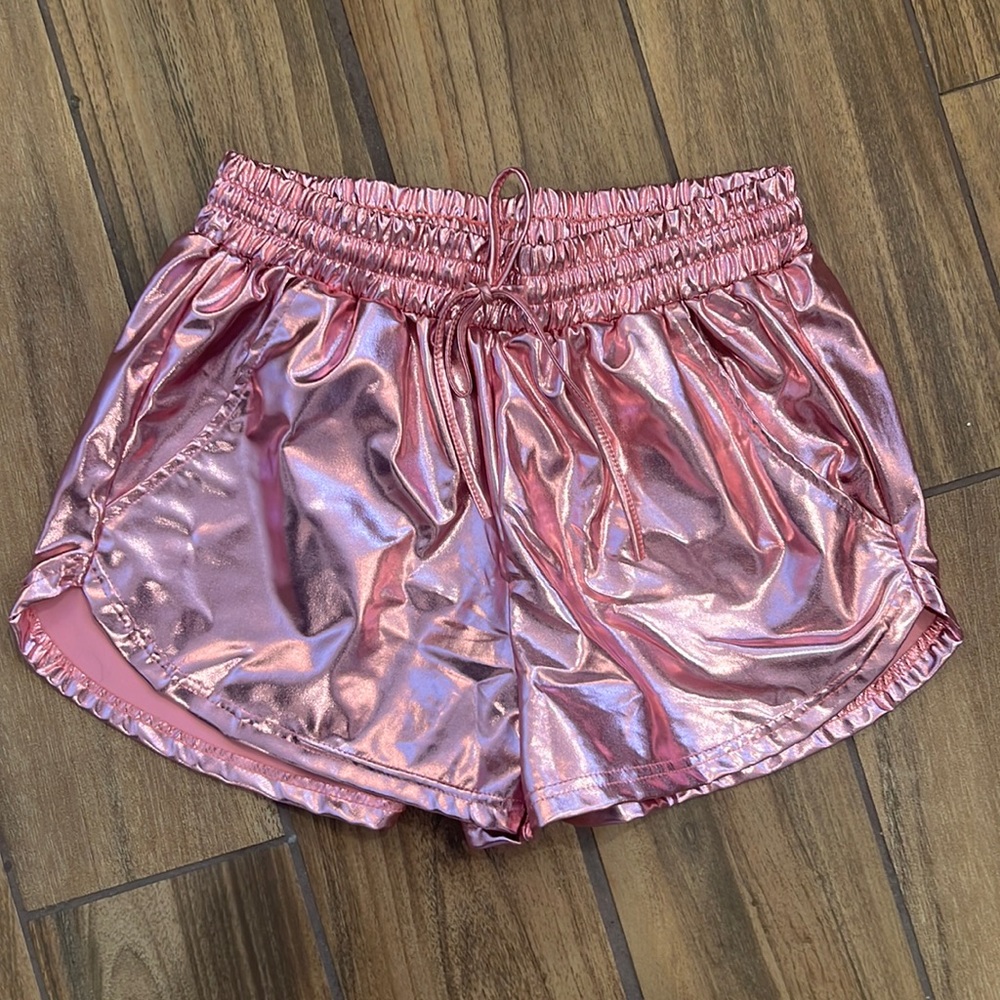 Hot pink shorts
